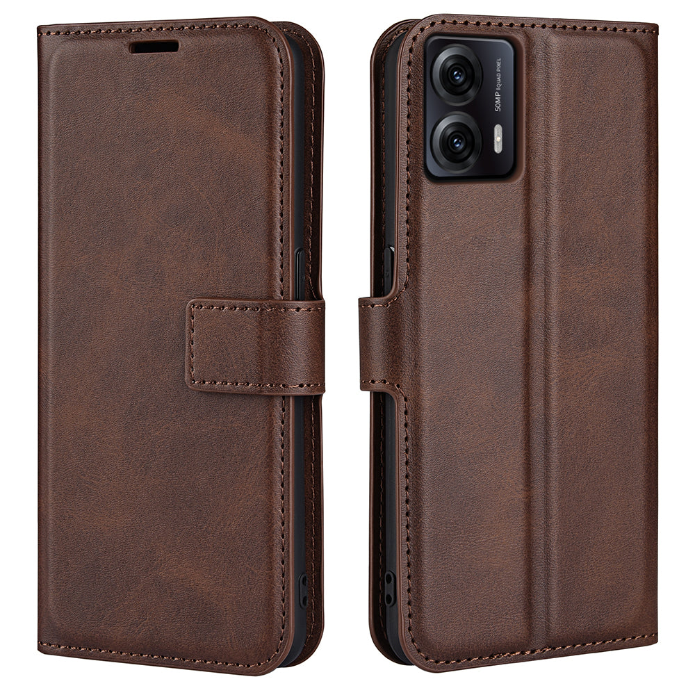 For Motorola Moto G53 5G Calf Texture PU Leather Wallet Case Square Clasp Drop-proof Phone Stand Cover For Motorola Moto G53 5G Calf Texture PU Leather Wallet Case Square Clasp Drop-proof Phone Stand Cover